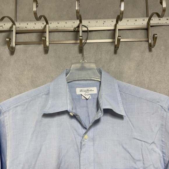 Brooks Brothers Other - Brooks Brothers Shirt Men's L Blue Makers Button Up Academia Casual Hybrid 16-33